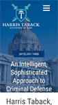Mobile Screenshot of harristaback.com